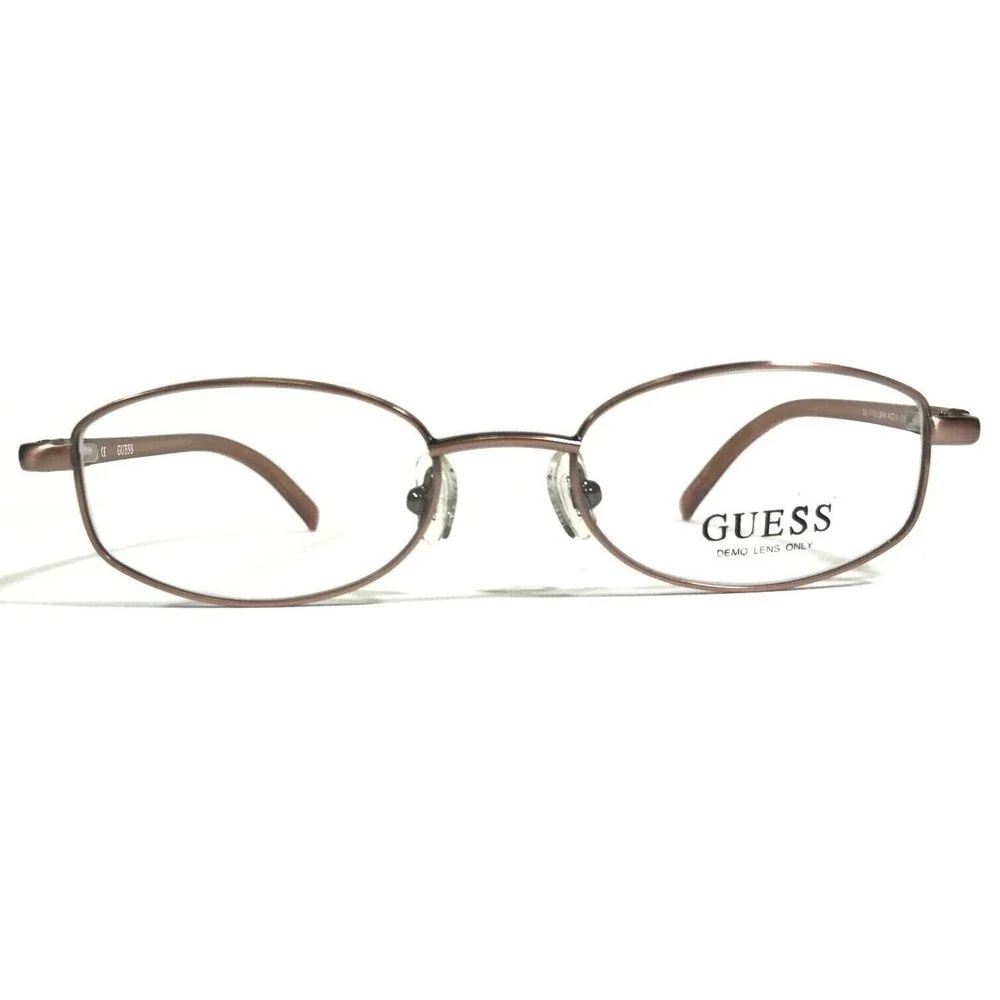 Guess Eyeglasses Frames GU1312 LBRN Brown Round Full Rim 44-16-120